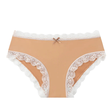 BZEL Women's Lace Floral Thongs Sexy Leopard Breathable Panties Low Waist G-String Female Fashion Underwear Cozy T-Back Lingerie