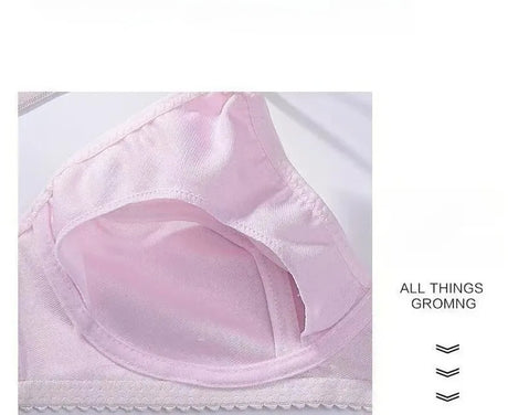 Cotton Maternity Nursing Bra Wire Free Open Breast Design Open Breast Bra Plus Size Sleep Underwear Cotton Wire Free Bra