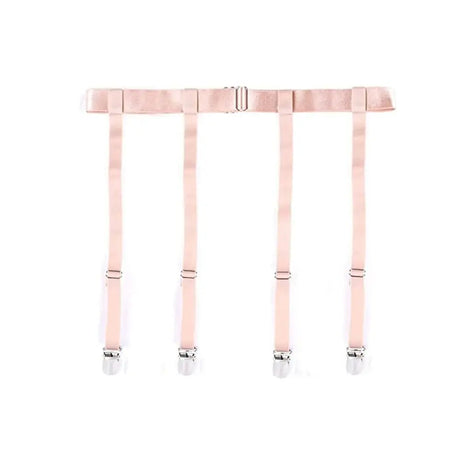 Sexy Adjustable Garter Belt Leg Sock 4/6 Metal Clips Thigh High Stockings Simplicity Elastic Suspenders Belt Women
