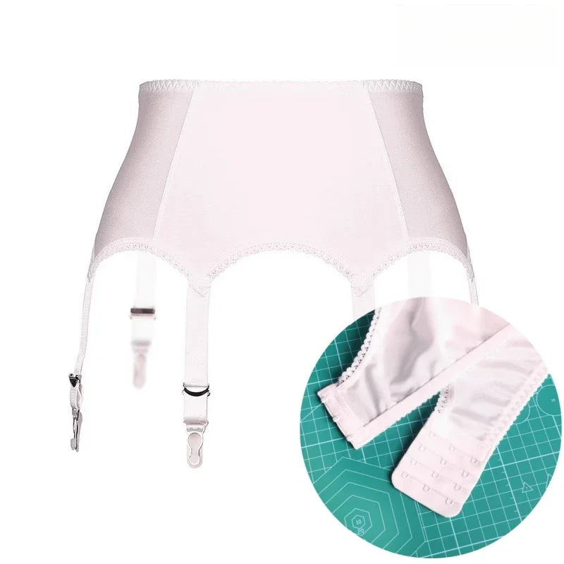 Sexy multi choices Luxury Garter Belt Women Glossy Satin Mini Skirt Metal Clips Garter Suspender Belt For OL sexy dancer sm game