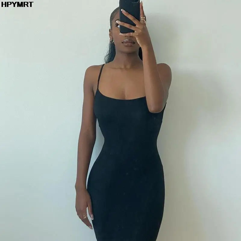 Satin Slip Sleeveless Backless Slim Sexy Maxi Dress 2022 Spring Women Party Y2K Concise Bodycon Elegant Dresses Female Clothing