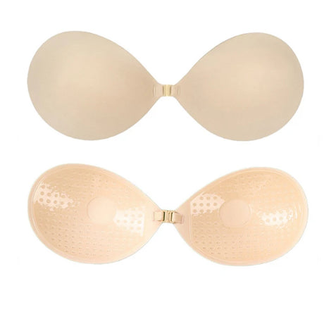 Women Sexy Invisible Strapless Adhesive Stick Bra Strapless Push Up Bras Backless Lingerie Seamless Silicone Bralette Underwear