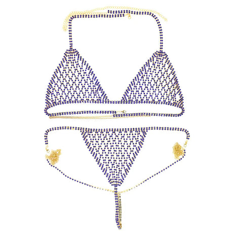 2020 Luxury Mesh Crystal Bralette Underwear Sexy Jewelry for Women Bling Rhinestone Body Chain Bra Harness Waist Jewellery Party