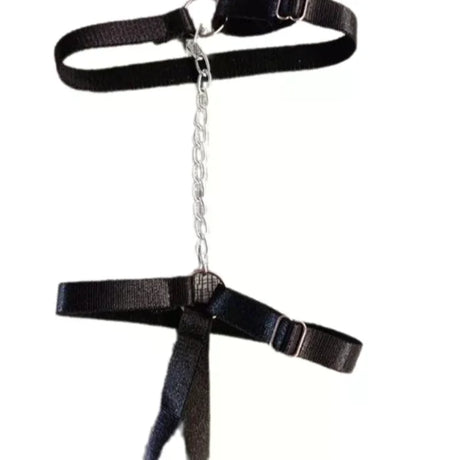 Chain Gothic Black Elastic Band Bandage Anklet Bracelet for Women Summer Barefoot Foot Belt for High Heel Sandals & Prom
