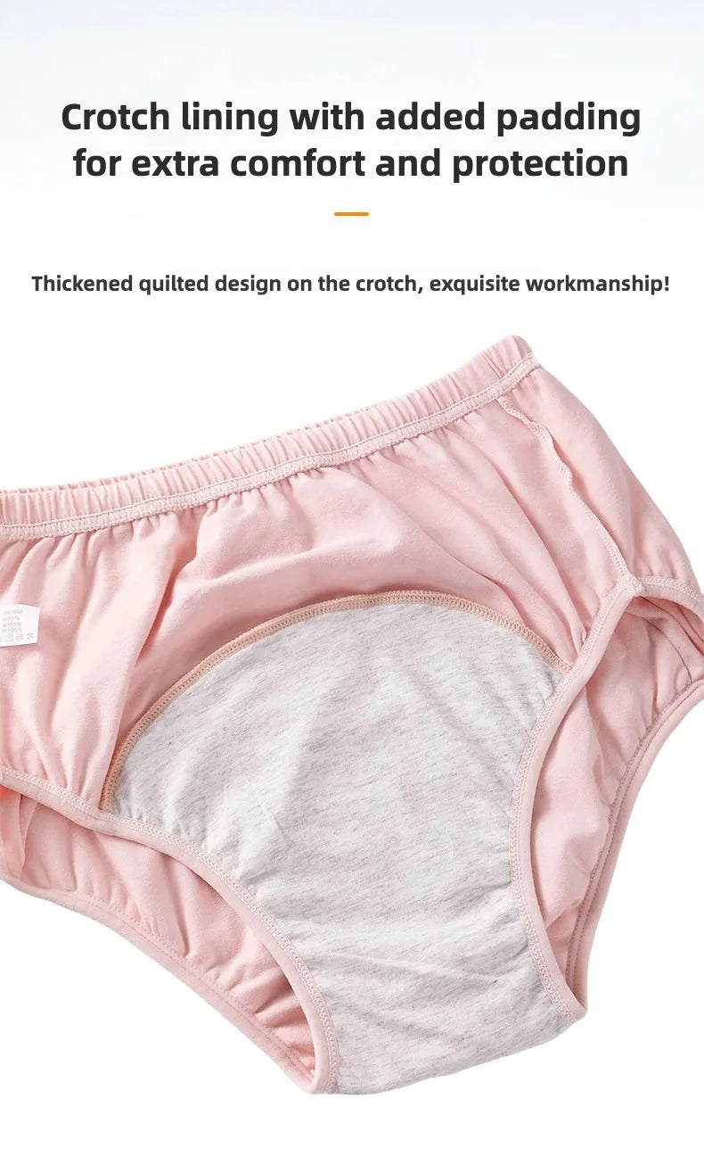 Incontinence Briefs Breathable Unisex Panties Set Pack Leak Proof Period Underwear for Women Plus Size Panties Lingerie Women's