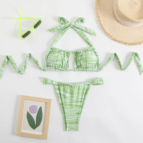 Sexy Bikini Women's Swimsuit 2026 Micro Swimwear High Cut Bandeau Bikinis Sets Two Piece Bathing Suit Swimming for Beach Wear
