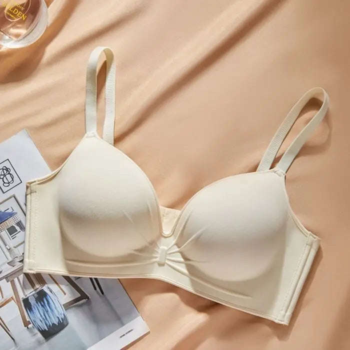 12CM Extreme Push Up Bra for Small Breast, Ultra Thick Pad Wireless Plunge Lingerie, Sexy Padded Bra to Enhance Curves