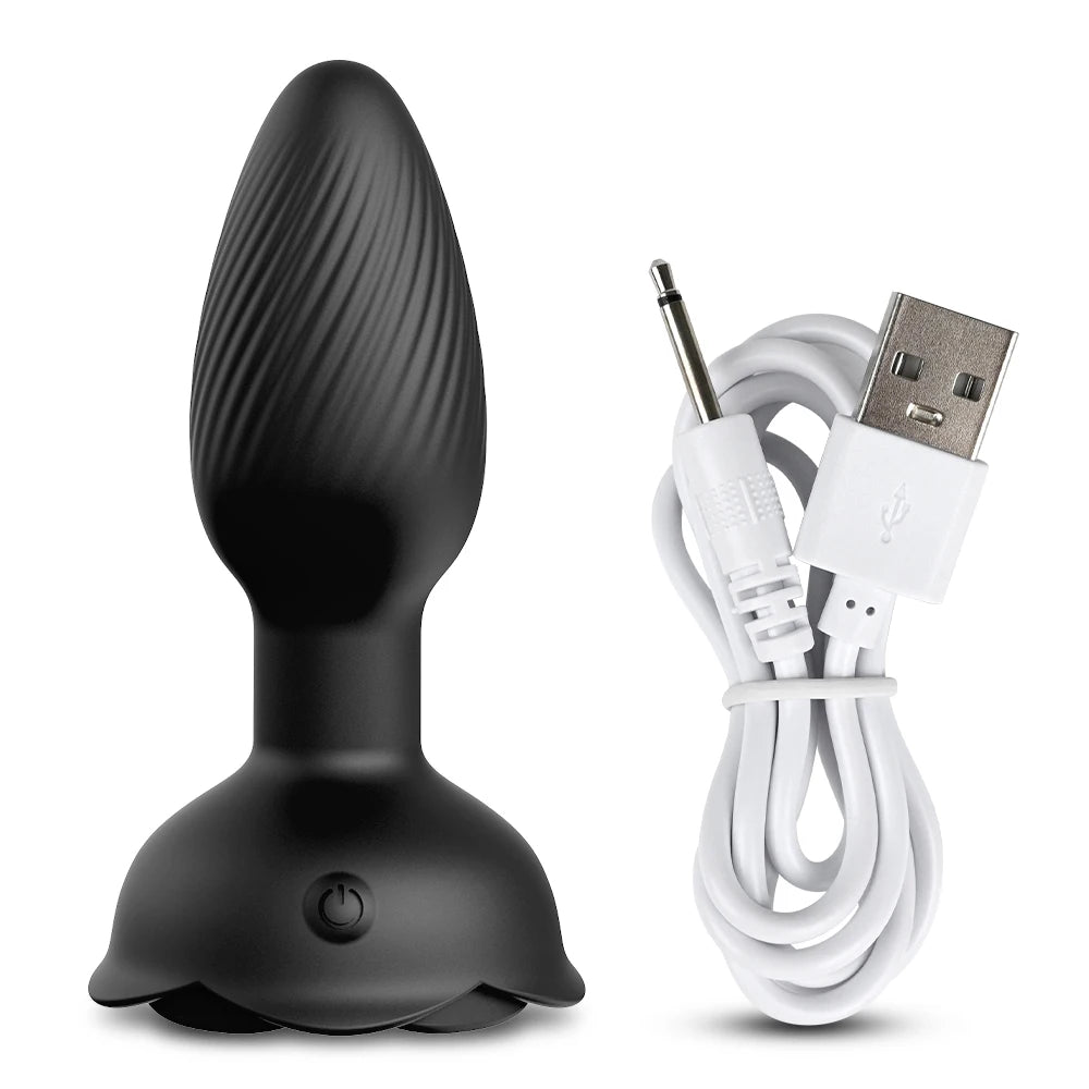 Anal Plug Vibrator Gay Massager Metal Anal Toy Butt Plug Stimulator Masturbation Tools Penetration Anal Plug Vibrating Man Women