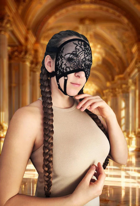 Women Lace Cosplay Multi‑Style Black Mesh Fishnet Full Face Mask Stretch Face Cover Halloween Masquerade Carnival Accessory