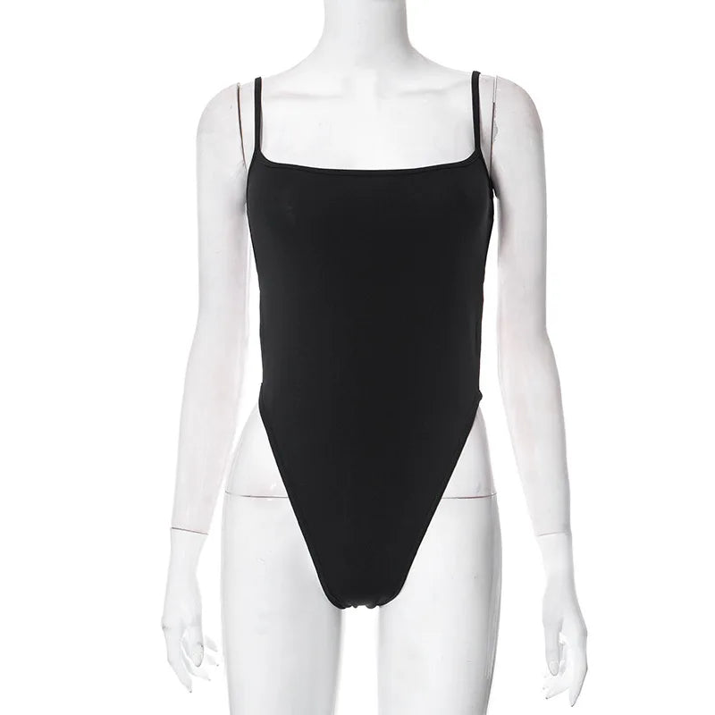 Black Slim Sexy Bodysuit Lingerie Backless Corset Top Patchwork Bodys Para Mujer De Vestir Summer Fashion Trends Women Clothing