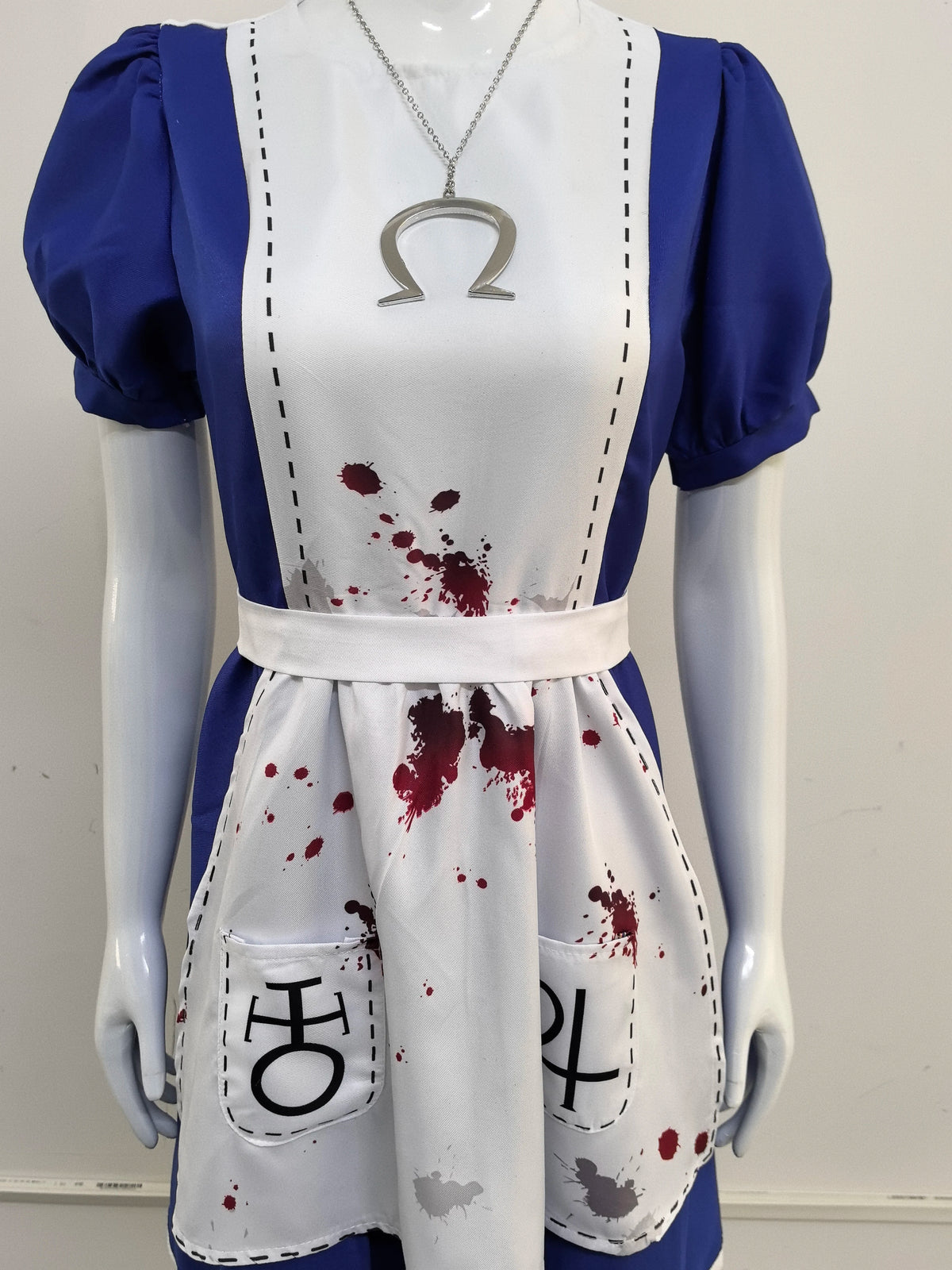 Anime Alice Princess Dress Maid Apron Dress Game Madness Returns Alice Cosplay Costume For Women Girls Halloween Party