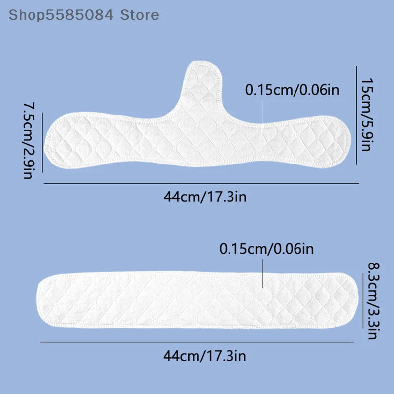 Women Bra Liners Washable Sweat Absorber Underboob Sweat Absorber Pads Non Woven Rectangle Insert Lining Sports Underwear Pads