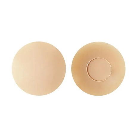 Upgrade Reusable Breast Round Nipple Cover Invisible Bikini Adhesive Strapless Backless Stick on Bra Silicone Breast Patch