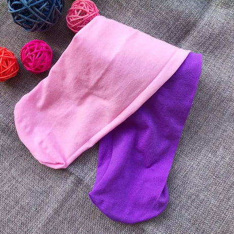Candy Color Mixed Tights for Girls Baby Stretch Trouser Skinny Pants Women Kids To Tone Dance Pantyhose Courful Fashion Stocking