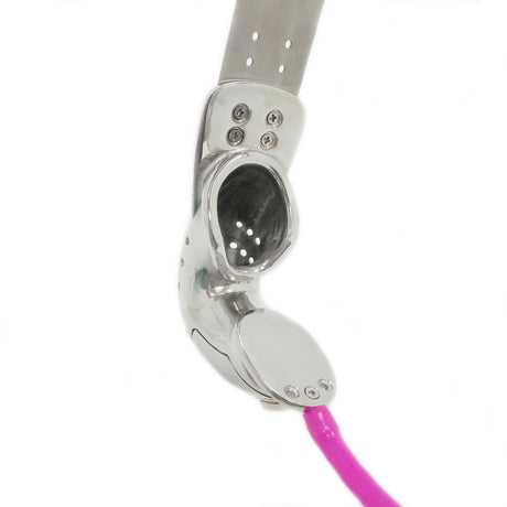 Male Adjustable Chastity Belt Stainless Steel Cage Pants Metal Cock Cage Anti-Cheating Lock Penis Rings Sex Toys for Man Gay