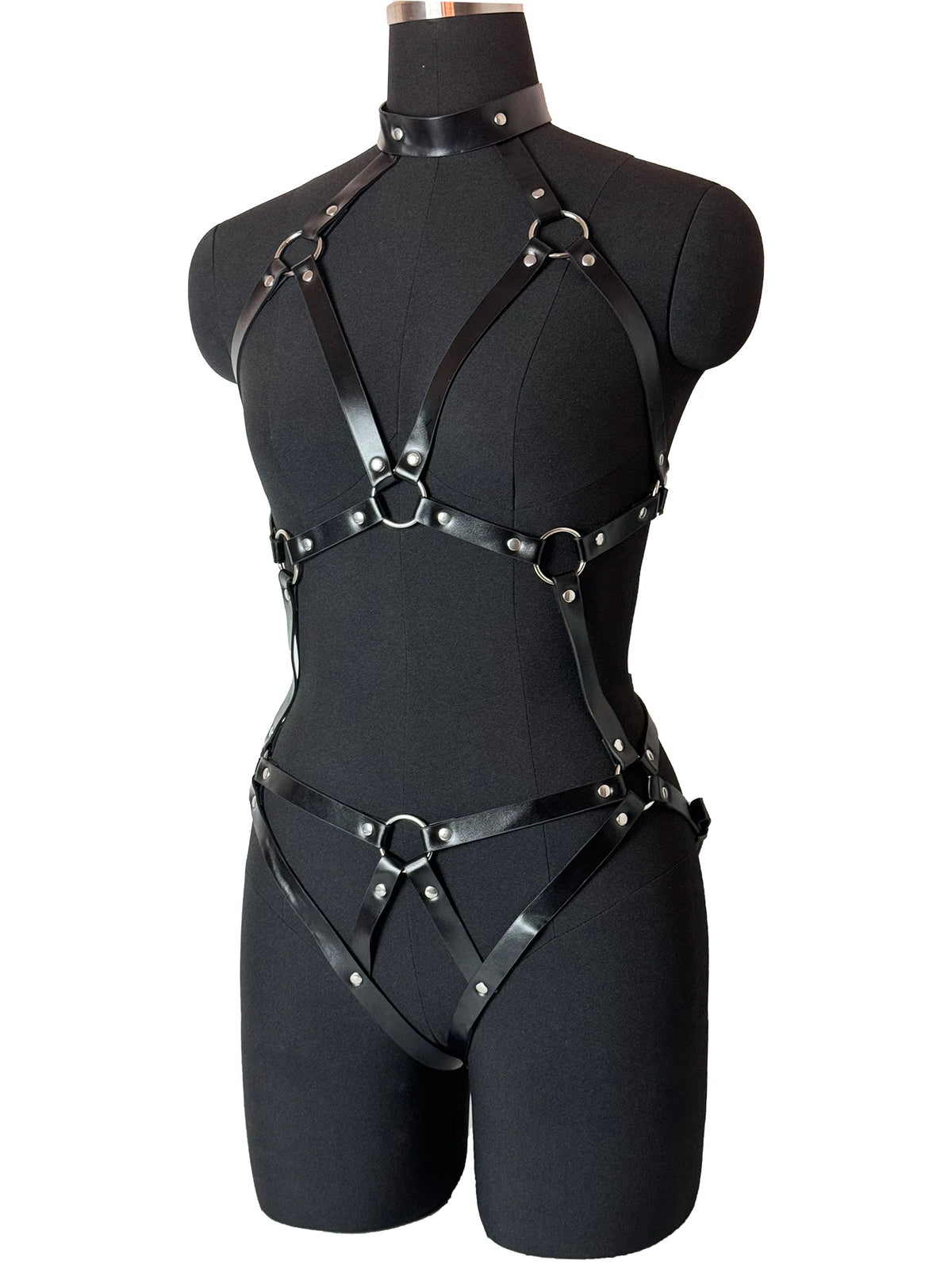 Sexy Body Harness Belt Set Tights Women Bdsm Leather Lingerie Fetish Clothing Underwear Harness Bondage Sex Toy Accessories