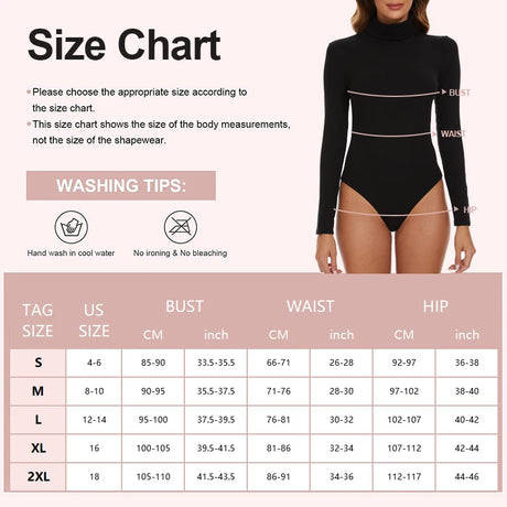 Women's Turtleneck Long Sleeve Bodysuit Women Jumpsuit Stretchy Layer Top Black Solid Color Slim Fit Overalls One Piece Outfit