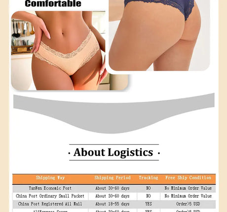 3PCS/Set Sexy Lace Seamless Cotton Brazilian Panties Women Ribbed Intimates Breathable Panties Low Waist Female Cotton Underwear