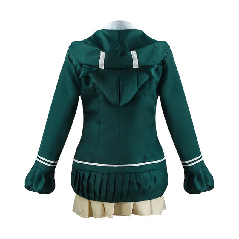2025 Chiaki Nanami Cosplay Uniforme, Veste, Chemise, Sac, Ensemble Complet pour Femmes, Costume