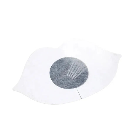 8pcs KISS Red Lip Print Shape Women Self-Adhesive Disposable Satin Nipple Cover Breast Pasties Stickers for Strapless Clothes