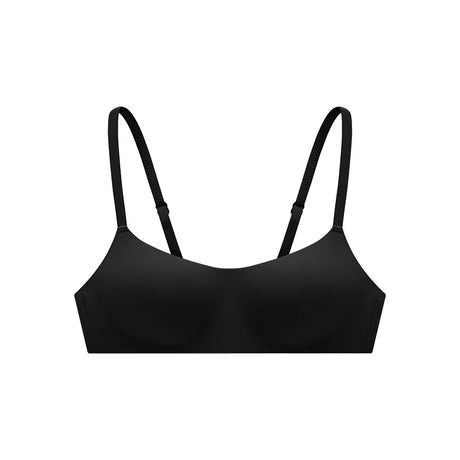 Women Seamless One Piece Push Up Bra Wireless No Steel Ring Thin Strap Comfort Padded Invisible Daily Bra WC0086