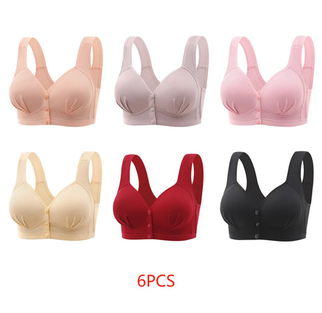 New Large-sized Breathable Non Steel Ring Breastfeeding Underwear Thin Comfortable Adjustable and Seamless Women's Bra