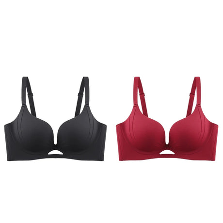 FallSweet Small Chest Sexy Push Up Bra for Women Seamless Bras Everyday Lingerie Comfortable Underwear Thick Bralette 32-38AB