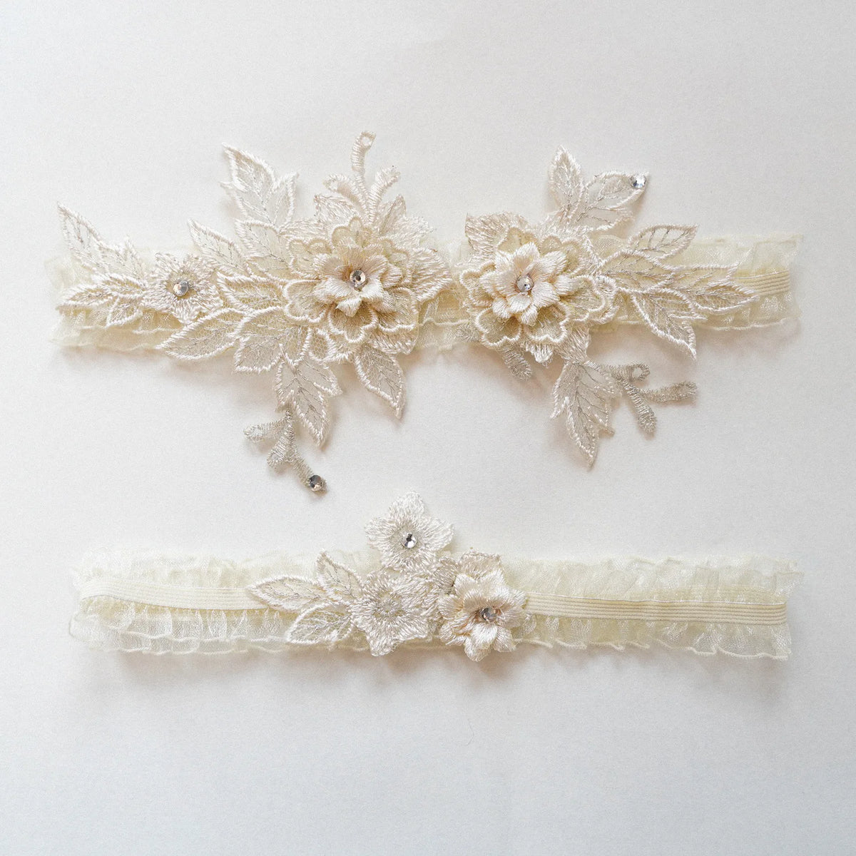 Sexy Lace Garter Women Socks Ring Bride Leg Ring Wedding Dress Ring Decoration Garters Thigh Bands Flowers With Rhinestone Blue