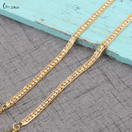 Detachable Rhinestone Metal Bra Strap for Women, Non-Slip Invisible Adjustable Crystal Shoulder Straps,Lingerie Accessories Gift