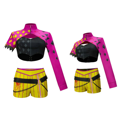 Dead by Daylight The Trickster Mina Cosplay Full Set Women Costume Halloween Comic Con Stage Performance Outfit