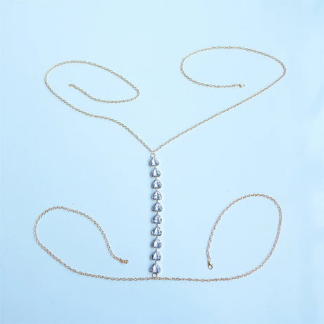 Sexy Chest Chain Women's Neck Hanging Clavicle Chest Chain Luxury Accessories Nightclub Banquet Party Bikini Body Chain