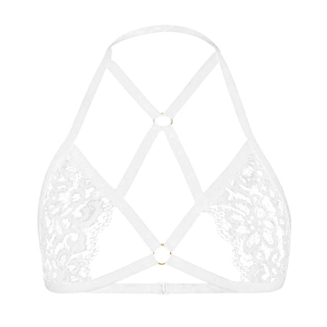 New Sexy Lace Women's Bra Lingerie Fashion Push Up Female Bralette Top Adjustable No-Slip Female Bra Perspective Women Underwear