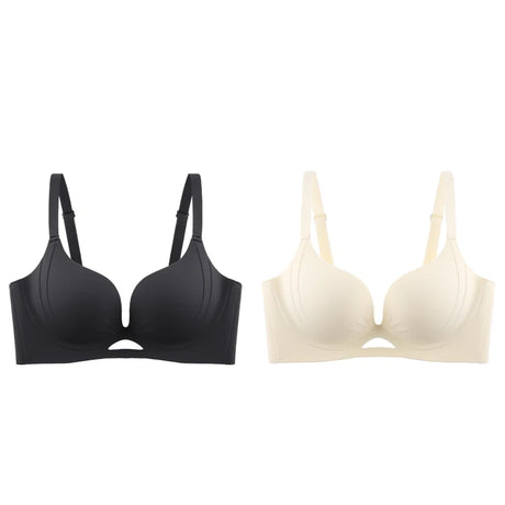 FallSweet Small Chest Sexy Push Up Bra for Women Seamless Bras Everyday Lingerie Comfortable Underwear Thick Bralette 32-38AB