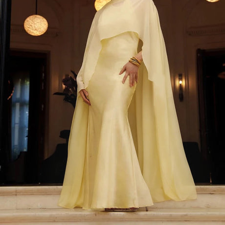 Chiffon Cape for Women Vintage Sheer Mesh Shawl Wraps Asymmetrical Flowy Capelets for Evening Dress Crop Cover Up Poncho Tops