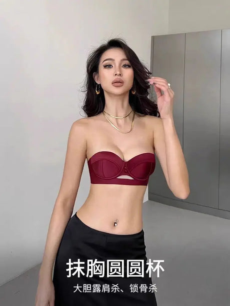 Japanese Anime Set Victoria's Style Half Cup Minimiser & Knickers | Push Up for Small Chest Retro sensual Lingerie Bride Gift