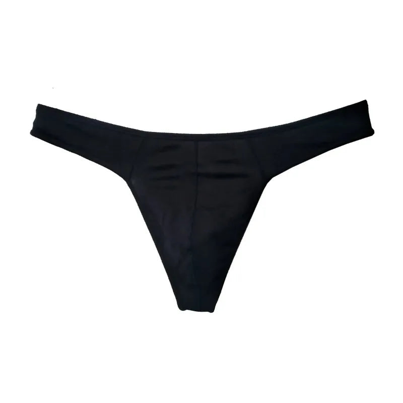 Sports Solid Men Thong Male Cotton Breathable G-String Seamless No Trace Sports Panties Sexy T-back Exotic Lingerie Plus Size
