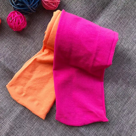 Candy Color Mixed Tights for Girls Baby Stretch Trouser Skinny Pants Women Kids To Tone Dance Pantyhose Courful Fashion Stocking