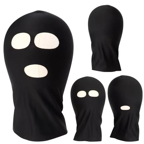 Full Face Mask PU Leather Cat with Binding Straps Set for Couple Sexy Head Cover Product Interest
