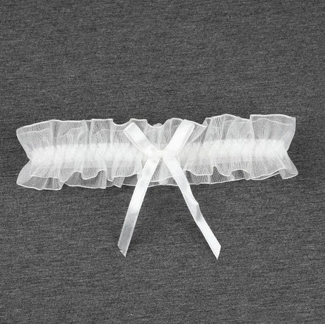 Women Bow Leg Ring Sexy Lingerie Lace Garter Belt Bowknot Leg Loop Wedding Garters Bridal Cosplay Fashion Stocking Thigh Ring