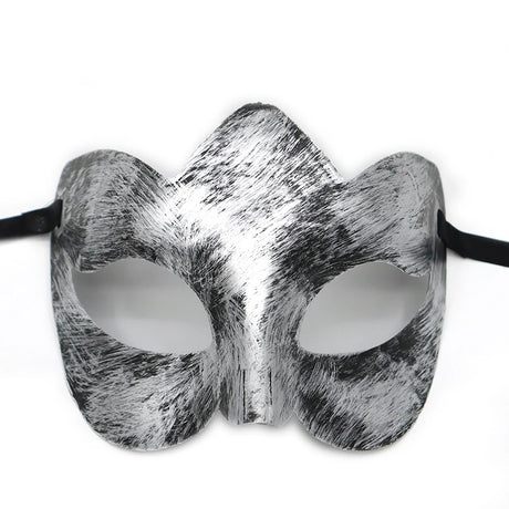 1PC Masquerade Mask Vintage Prince Mask Black Antique Copper Half Face Mask Plastic Retro Crown Masks Women Party Decoration