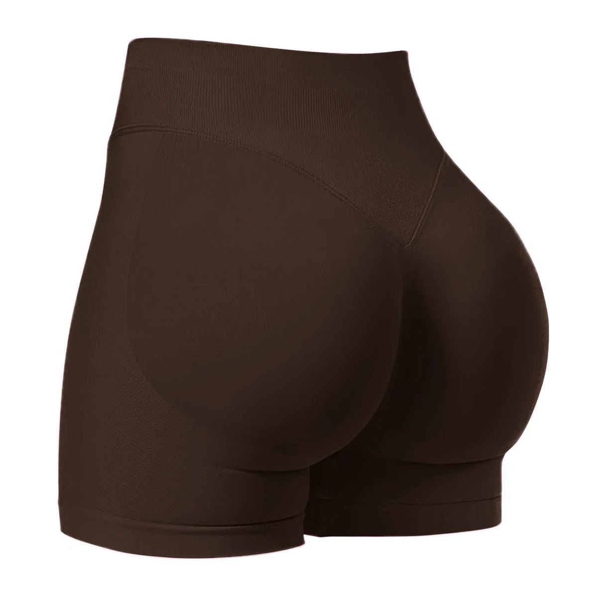 Women Seamless Yoga Leggings Summer Fitness High Waist Gym Shorts Scrunch Shorts Booty High Stretch Running Bike Pants