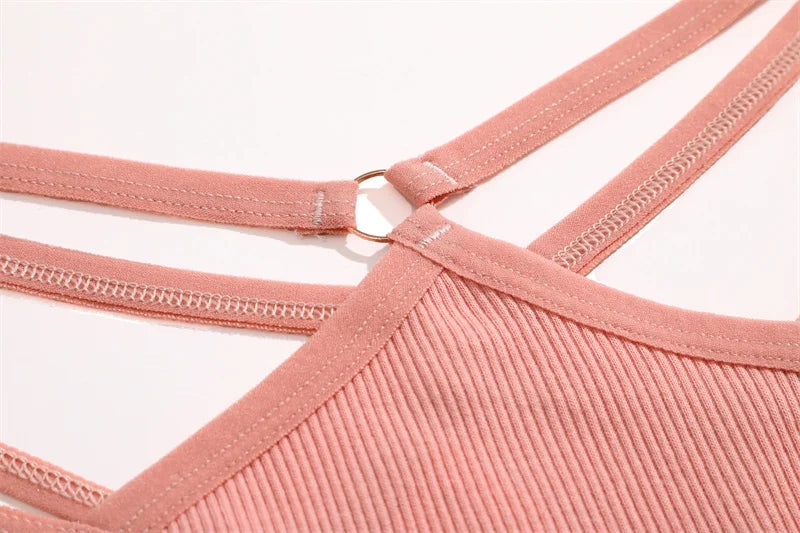 1PCS Women Sexy Cotton Panties Two Belts Hollow Out G-String Thongs Breathable Underwear for Female Solid Color Lingerie S-XL