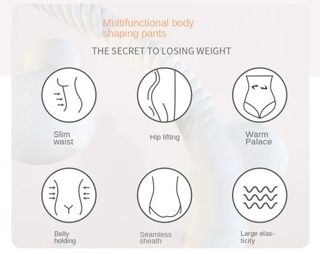 Women Shaper Panty Ladies High Waist Shapewear Pants Non-slip Corset Lift Hip Panties Plus Size S-4XL Abdominal Pants