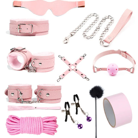 Women BDSM Sexual Couples Kit Adult Sexy Erotic Accessories Handcuffs for Men Gay Session Anal Plug Sex