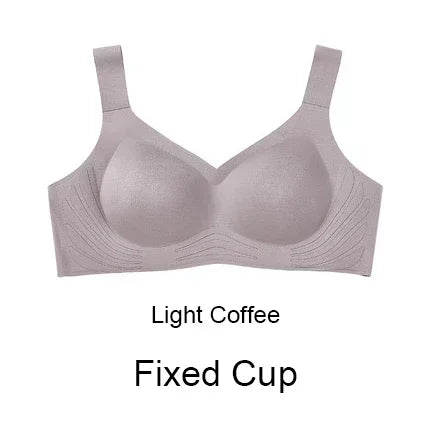 SUJIIN Wireless Seamless Bras for Women Minimizer Invisible Padded Push Up Bras Comfort Soft Support Anti-sagging Bralette Bh