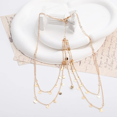 Sexy Pearl Tassel Body Chain for Women Exquisite Bikini Chest Chain Rhinestone Pendant Swimwear Chain Versatile Jewelry Gift New