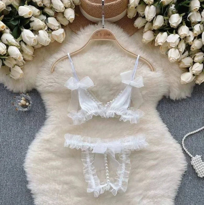 Women Sets Ruffled Apron Shorts Headband Maid Cosplay Costume Rabbit Officer Party Park Performance Sexy Suits Hotsweet Clothes