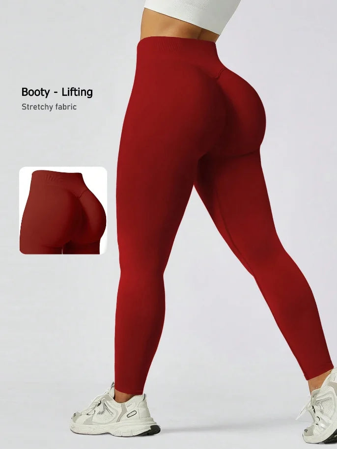 Women's Gym Tight Pants Seamless Yoga Pants Hip Lifting Workout Leggings Fitness Running Compression Sports Tights