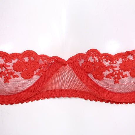 Women's Sexy Open Cup Bra Tops Sheer Floral Lace Underwire Push Up Bralette Cupless Lingerie Exposed Breast Underwear Nightwear