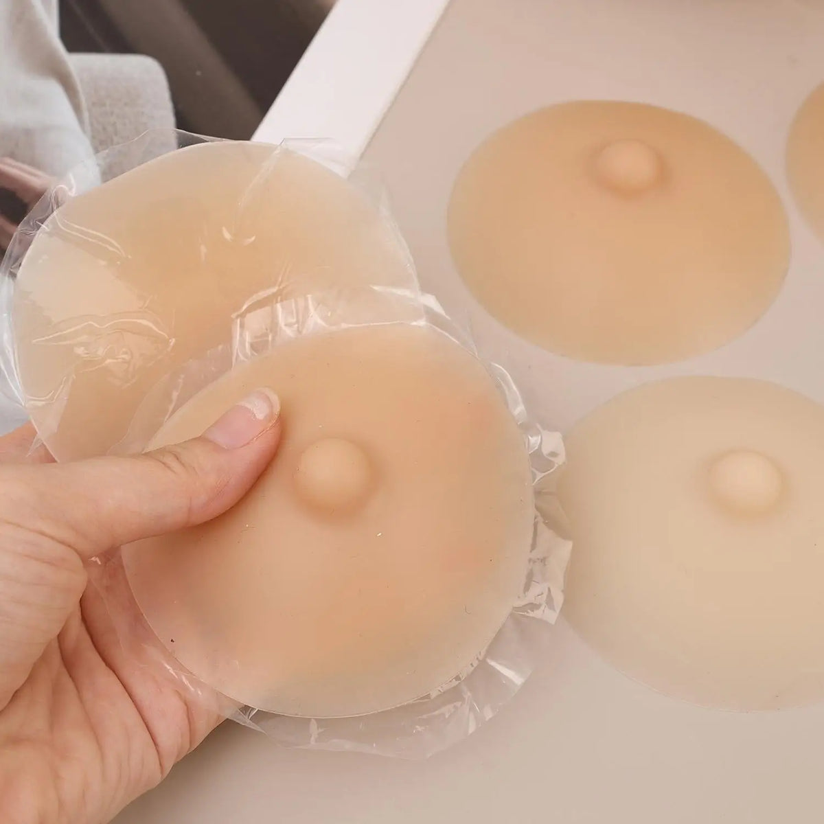 Sexy Silicone Nipple Pasties Seamless Invisible Adhesive Breast Covers Reusable Chest Pads Women Summer Swimwear Backless Pads